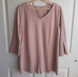Soft Surroundings Blush Izzy Tunic Top Size Medium
